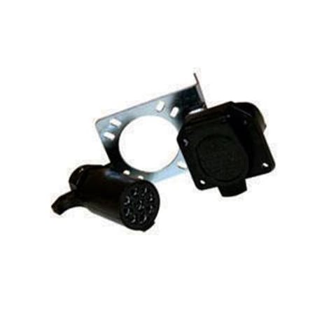 Pollak Pollak 12907 Tow Wiring 9 Way Connector Socket P6Q-12907